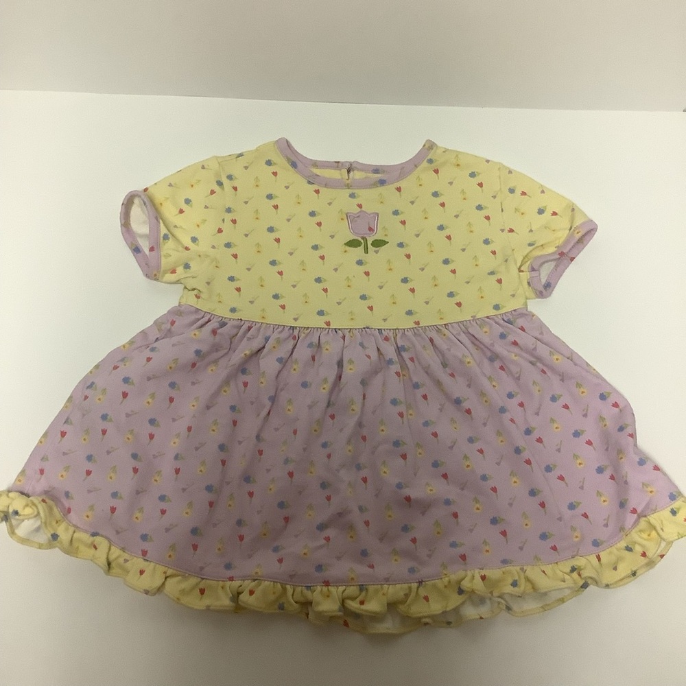 Vintage Gymboree Garden Secrets Dress Spring Summer Floral 1998 Size 2-3 Years
